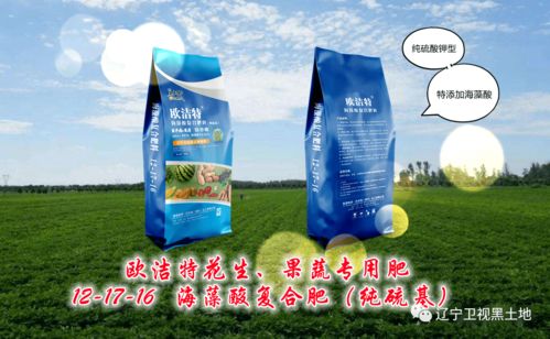 遼寧衛(wèi)視黑土地推出自有品牌 歐潔特 海藻酸花生肥料,養(yǎng)分更全面,肥效利用高